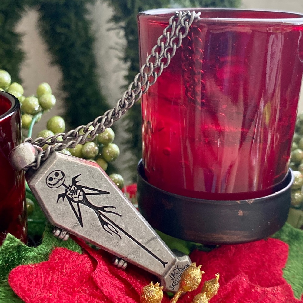 Disney Nightmare Before Christmas Coffin Necklace